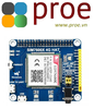 SIM7600E LTE Cat-1 HAT for Raspberry Pi, 3G / 2G / GNSS as well, for Southeast Asia, West Asia, Europe, Africa