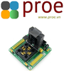 STM32-QFP48 STM32-QFP48, Programmer Adapter Yamaichi