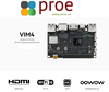 VIM4 Amlogic A311D2 SBC with 4K UI supported and HDMI Input
