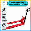 Xe nâng tay thấp YTK 2T - Càng hẹp - Có cân