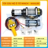 Tời Ắc Quy -Tời cứu hộ ô tô Winch - 4000LBS (1800kg)