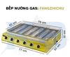 Bếp nướng gas 6 họng dài - Nắp inox