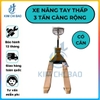 Xe nâng tay thấp Ameko 3T - Càng rộng - Có cân