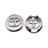 Logo chụp mâm, ốp lazang bánh xe ô tô Toyota 57mm