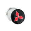 Logo chụp mâm, ốp lazang bánh xe ô tô Mitsubishi đường kính 60mm