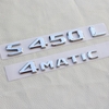 Decal tem chữ S450L dán đuôi xe ô tô