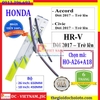 Bộ 2 thanh gạt nước mưa ô tô Nano xương mềm cao cấp dành cho hãng xe Honda: Accord-Civic-Hrv-City-Jazz-Crv