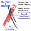 Bộ 2 thanh gạt nước mưa ô tô đa năng Nano cao cấp hãng xe Chevrolet, Daewoo: Cruze-Aveo-Captiva-Trax-Spark-Lacetti-Gentra-Lanos-Matiz-Orlando-Colorado