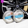 Logo chụp mâm, ốp lazang bánh xe ô tô Volvo, đường kính 64MM