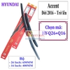 Bộ 2 thanh gạt nước mưa ô tô đa năng Nano cao cấp dành cho hãng xe Hyundai: Getz-Accent-Avente-Elantra-i10-i20-i30-santafe-Sonata-Tucson-Starex-Verna