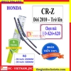 Bộ 2 thanh gạt nước mưa ô tô Nano xương mềm cao cấp dành cho hãng xe Honda: Accord-Civic-Hrv-City-Jazz-Crv