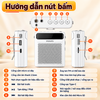 Máy trợ giảng chuyên nghiệp Bluetooth loa di động dùng cho giảng dậy, hướng dẫn viên, bán hàng - Dòng cao cấp. Thương hiệu Hà Lan nổi tiếng Philips - SBM601