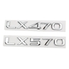Decal tem chữ LX470 dán đuôi xe ô tô