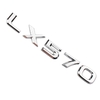 Decal tem chữ LX470 dán đuôi xe ô tô