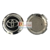 Logo chụp mâm, ốp lazang bánh xe ô tô Toyota Land Cruiser TY-196T, đường kính 95mm