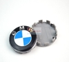 Logo chụp mâm, ốp lazang bánh xe ô tô BMW đường kính 68mm và 55mm