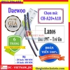 Bộ 2 thanh gạt nước mưa ô tô Nano xương mềm cao cấp hãng xe Chevrolet, Daewoo: Cruze-Aveo-Captiva-Trax-Spark-Lacetti-Gentra-Lanos-Matiz-Orlando-Colorado