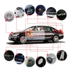 Logo biểu tượng sau xe Maybach G80705