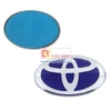 Logo biểu tượng vô lăng xe ô tô Toyota, kích thước 68*48mm  