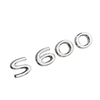 Decal tem chữ S600 dán đuôi xe ô tô