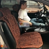 Đệm hạt gỗ tựa lưng massage lót ghế ô tô 100% gỗ Hương tự nhiên, đan kết diềm mép cao cấp