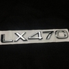 Decal tem chữ LX470 dán đuôi xe ô tô