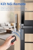 Bộ khóa cửa thông minh tích hợp Bluetooth, Remote, Vân tay, Mã số, Thẻ từ, Chìa cơ. Thương hiệu Hà Lan cao cấp Philips DDL611S-5HBS