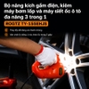 Bộ nâng kích gầm điện, kiêm máy bơm lốp và máy siết ốc ô tô đa năng 3 trong 1. Thương hiệu Đức cao cấp ROGTZ 