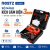 Bộ nâng kích gầm điện, kiêm máy bơm lốp và máy siết ốc ô tô đa năng 3 trong 1 ROGTZ TY-003