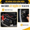 Bộ nâng kích gầm điện, kiêm máy bơm lốp và máy siết ốc ô tô đa năng 3 trong 1. Thương hiệu Đức - ROGTZ, Bảng điều khiển kỹ thuật số cao cấp TY-004