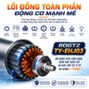 Bộ nâng kích gầm điện, kiêm máy bơm lốp tự ngắt 2 trong 1. Thương hiệu Đức ROGTZ cao cấp TY-EHJ03