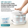 Bồn ngâm chân kiêm máy massage, tích hợp tia hồng ngoại điện xung. Thương hiệu Hà Lan cao cấp Philips - PPM3102F