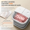 Bồn ngâm chân kiêm máy massage, tích hợp tia hồng ngoại điện xung. Thương hiệu Hà Lan cao cấp Philips - PPM3102F