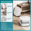 Bồn ngâm chân kiêm máy massage, tích hợp tia hồng ngoại điện xung. Thương hiệu Hà Lan cao cấp Philips - PPM3102F