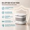 Bồn ngâm chân kiêm máy massage, tích hợp tia hồng ngoại điện xung. Thương hiệu Hà Lan cao cấp Philips - PPM3102F