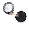 Logo chụp mâm bánh xe ô tô Mercedes Benz BZ75, đường kính 75mm
