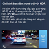 Camera hành trình ô tô độ phân giải 2K, Wifi. Thương hiệu Mỹ cao cấp HP - F490W