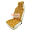 Đệm lót ghế ô tô hạt gỗ Bách Xanh 100% tự nhiên tựa lưng massage trên ô tô