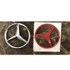 Logo biểu tượng dán sau xe Mercedes - Đường kính 90mm