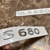 Decal tem chữ S680 và GLS680 dán đuôi xe ô tô Maybach