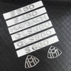 Decal tem chữ S680 và GLS680 dán đuôi xe ô tô Maybach
