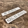 Decal tem chữ S680 và GLS680 dán đuôi xe ô tô Maybach