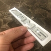 Decal logo 3D chữ nổi AMG dán xe đuôi ô tô