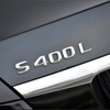 Decal tem chữ S600L, S500L và S400L dán đuôi xe ô tô Mercedes