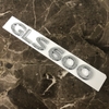 Decal tem chữ S600 dán đuôi xe ô tô