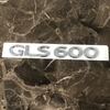 Decal tem chữ S600 dán đuôi xe ô tô