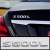 Decal tem chữ S500L, S450L và S400L dán đuôi xe ô tô Mercedes