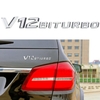 Decal tem chữ V12-Biturbo dán hông xe Mercedes