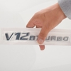 Decal tem chữ V12-Biturbo dán hông xe Mercedes