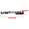 Bộ 2 decal tem chữ V8-Biturbo-4Matic dán hông xe Mercedes